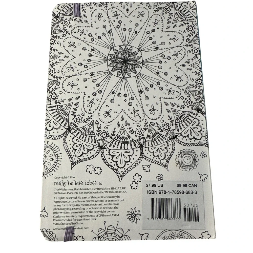 Make Believe Ideas Shut Up I'm Coloring A Color-Me Journal Mandala Notebook 2016